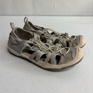 Keen Newport Grey Sparkly Youth Sandals Youth Size 3